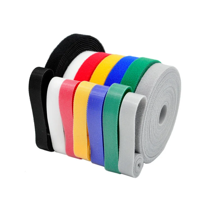 5 Meters/roll Width 4 cm magic sticker nylon cable ties reusable wire management cable ties 6 colors to choose from DIY 
5 Meters/roll Width 4 cm magic sticker nylon cable ties reusable wire management cable ties 6 colors to choose from DIY