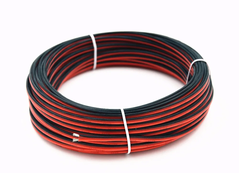 18 AWG Silicone Electrical Wire 10M 2pin Extension Cable Wire Cord Cables Flexible Hook UP Strands Tinned Copper Wire
18 AWG Silicone Electrical Wire 10M 2pin Extension Cable Wire Cord Cables Flexible Hook UP Strands Tinned Copper Wire