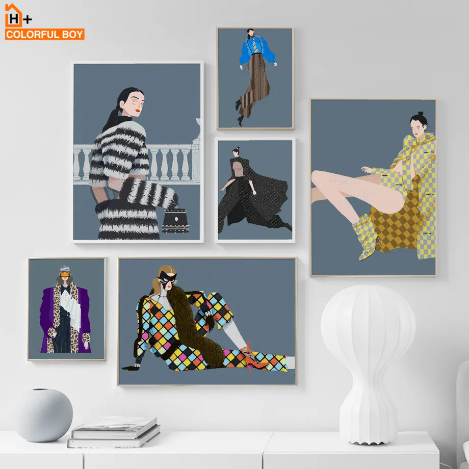 Paris Girl Model Dress Salon Vintage Wall Print Canvas Painting Nordic Posters And Prints Wall Pictures For Living Room Decor
Paris Girl Model Dress Salon Vintage Wall Print Canvas Painting Nordic Posters And Prints Wall Pictures For Living Room Decor