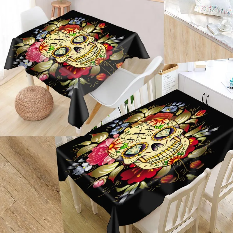 Shunqian Custom skull Tablecloth Square /Rectangular Tablecloth For Wedding Table Cloth Cover TV Covers Tea Tablecloth
Shunqian Custom skull Tablecloth Square /Rectangular Tablecloth For Wedding Table Cloth Cover TV Covers Tea Tablecloth