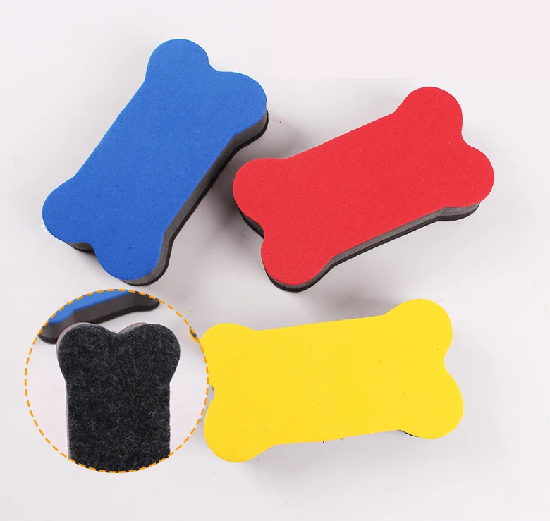 1pcs Whiteboard Eraser Cute Bone Shape Magnetic Dry-Wipe Drywipe Cleaner Eraser for White Board Blackboard School Office
1pcs Whiteboard Eraser Cute Bone Shape Magnetic Dry-Wipe Drywipe Cleaner Eraser for White Board Blackboard School Office