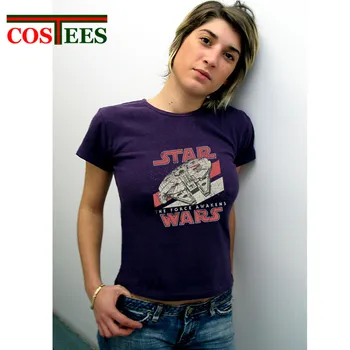 Vintage streetwear Fashion star wars T shirt women femme Darth Vader tshirt JEDI T-Shirt The force awaken falcon tshirt camiseta
Vintage streetwear Fashion star wars T shirt women femme Darth Vader tshirt JEDI T-Shirt The force awaken falcon tshirt camiseta