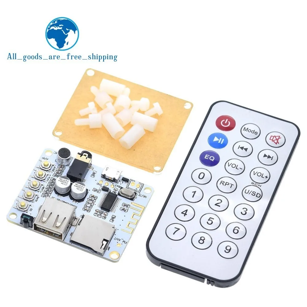 V5.0 V4.2 Bluetooth Audio Receiver Board With Usb Tf Card Slot Decoding Playback Preamp Output 5v Wireless Stereo Music Module
V5.0 V4.2 Bluetooth Audio Receiver Board With Usb Tf Card Slot Decoding Playback Preamp Output 5v Wireless Stereo Music Module