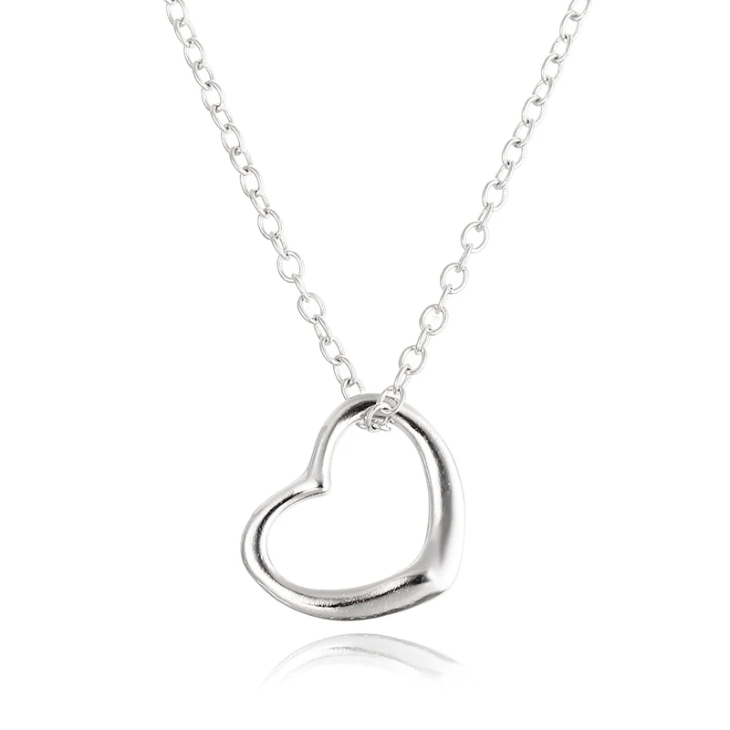 New Arrival Popular Love Heart Pendant Simple Silver Color Necklace Hot Sell Jewelry Accessories For Women Wedding Gift X2
New Arrival Popular Love Heart Pendant Simple Silver Color Necklace Hot Sell Jewelry Accessories For Women Wedding Gift X2