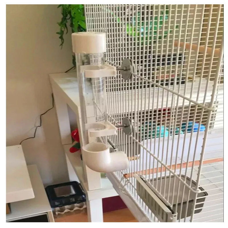 Bird Feeder Pet Cage Hanging Automatic Food Bowl Drinking Water Dispenser for Parrot Parakeet Budgies Cockatiel
Bird Feeder Pet Cage Hanging Automatic Food Bowl Drinking Water Dispenser for Parrot Parakeet Budgies Cockatiel
