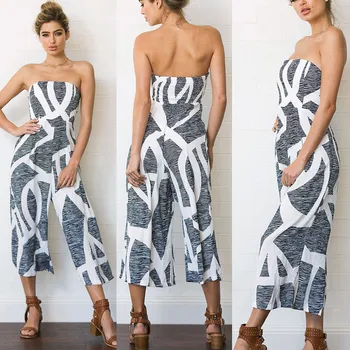2019 Womens Sexy Sleeveless Print Holiday Casual Mini Playsuit Ladies Jumpsuit 3.23
2019 Womens Sexy Sleeveless Print Holiday Casual Mini Playsuit Ladies Jumpsuit 3.23