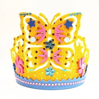 Kindergarten DIY Art Craft Creative EVA Foam Paper Sequins Crown Flowers Stars Patterns Toys For Children Girls Party Decoration
Kindergarten DIY Art Craft Creative EVA Foam Paper Sequins Crown Flowers Stars Patterns Toys For Children Girls Party Decoration