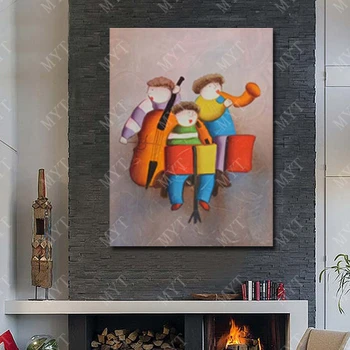 Children Oil Painting Living Room Wall Pictures Large Canvas Wall Art Cartoon Painting Modern Decoration No Framed
Children Oil Painting Living Room Wall Pictures Large Canvas Wall Art Cartoon Painting Modern Decoration No Framed