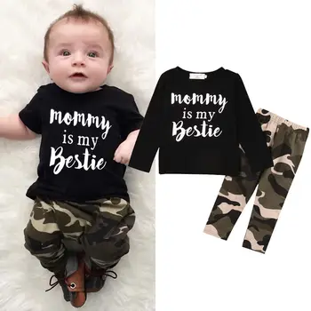 pudcoco 2019 Baby Girl Clothes Newborn For Female Outfit Infant 2Pcs Mommy Letter Tops+ Pant Camouflage Print Clothing Set
pudcoco 2019 Baby Girl Clothes Newborn For Female Outfit Infant 2Pcs Mommy Letter Tops+ Pant Camouflage Print Clothing Set