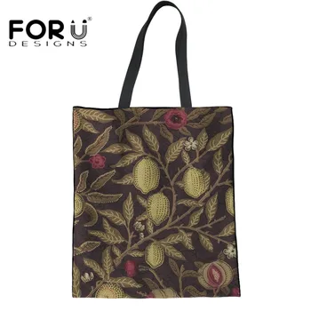 FORUDESIGNS Linen Tote Bags for Teenager Girls William Morris Design Handbags Fashion Women Large Shopping Bag Bolsa Sac A Main
FORUDESIGNS Linen Tote Bags for Teenager Girls William Morris Design Handbags Fashion Women Large Shopping Bag Bolsa Sac A Main