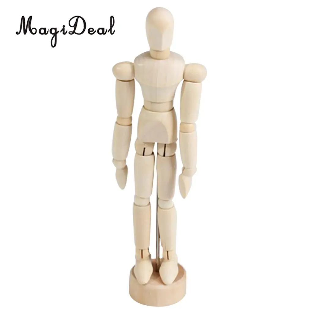 8inch Artist Drawing Manikin Articulated Mannequin With Stand - Perfect For Drawing Human Figure