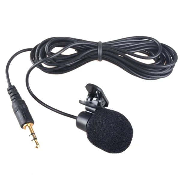 Image Brand New Hands Clip On Lapel Mic Microphone+Head Mounted microphone 3.5mm for Speaker