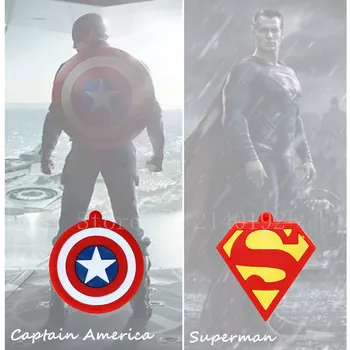 Real Capacity Super hero Superman USB Flash Drive 4gb 8gb Memory stick Captain America shield PenDrive 32gb U disk Creative gift
Real Capacity Super hero Superman USB Flash Drive 4gb 8gb Memory stick Captain America shield PenDrive 32gb U disk Creative gift