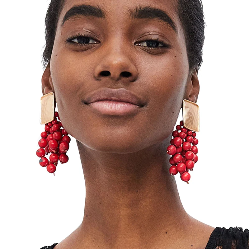 JUJIA 5 colors Ethnic Bohemi Tassel Drop Dangle Statement Earrings for Women Antique vintage wood beads Fringing earrings
JUJIA 5 colors Ethnic Bohemi Tassel Drop Dangle Statement Earrings for Women Antique vintage wood beads Fringing earrings