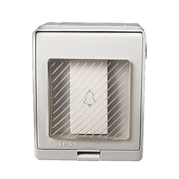 Doorbell Wall Switch Waterproof Dust-proof Outdoor External , Waterproof Switch IP55 16A CE Certification
Doorbell Wall Switch Waterproof Dust-proof Outdoor External , Waterproof Switch IP55 16A CE Certification