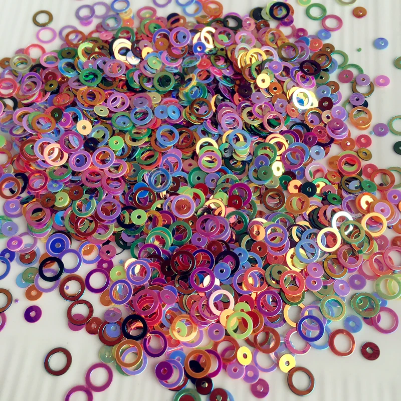 3000pcs/lot Amazing Glitter Sequin 4mm/6mm Ring Circle shape Loose sequins for nail Art Garments Diy Sewing Accessories 17 Color
3000pcs/lot Amazing Glitter Sequin 4mm/6mm Ring Circle shape Loose sequins for nail Art Garments Diy Sewing Accessories 17 Color