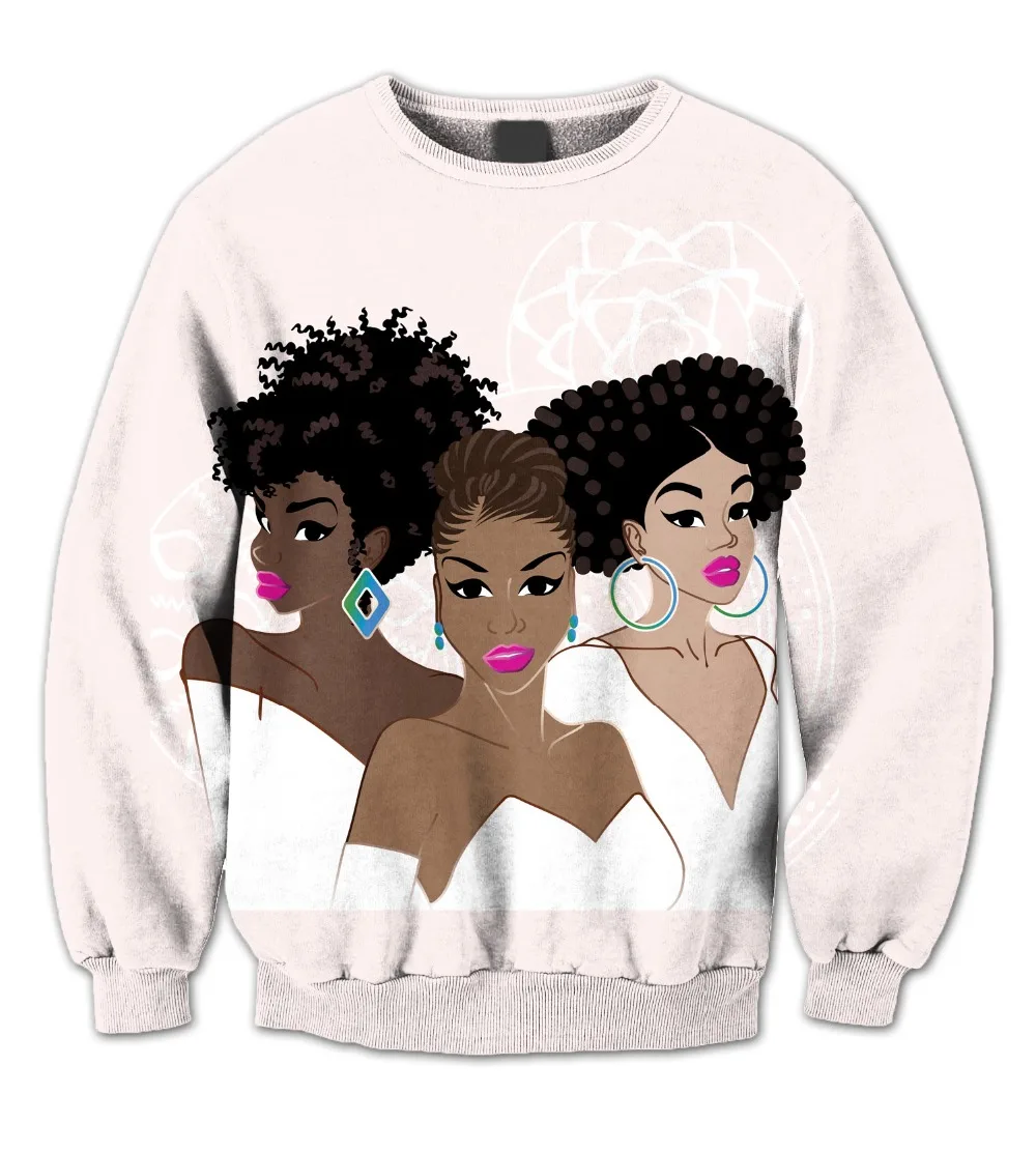 REAL American SIZE Melanin Natural Hair Beauty 3D Sublimation Print Crew neck Sweatshirt Plus size 3XL 4XL 5XL 6XL
REAL American SIZE Melanin Natural Hair Beauty 3D Sublimation Print Crew neck Sweatshirt Plus size 3XL 4XL 5XL 6XL