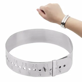 Stainless Steel Jewelry Making Tool Adjustable Bangle Gauge Sizer Jewelry Jewellery Making Bracelet Sizing Tools for Jewelers
Stainless Steel Jewelry Making Tool Adjustable Bangle Gauge Sizer Jewelry Jewellery Making Bracelet Sizing Tools for Jewelers