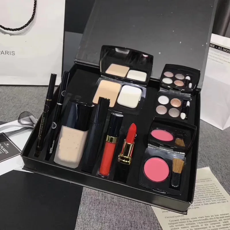 Hot new cosmetics concealer eyebrow pencil blush lipstick eyeliner pencil high quality makeup kit big box set free shipping
Hot new cosmetics concealer eyebrow pencil blush lipstick eyeliner pencil high quality makeup kit big box set free shipping