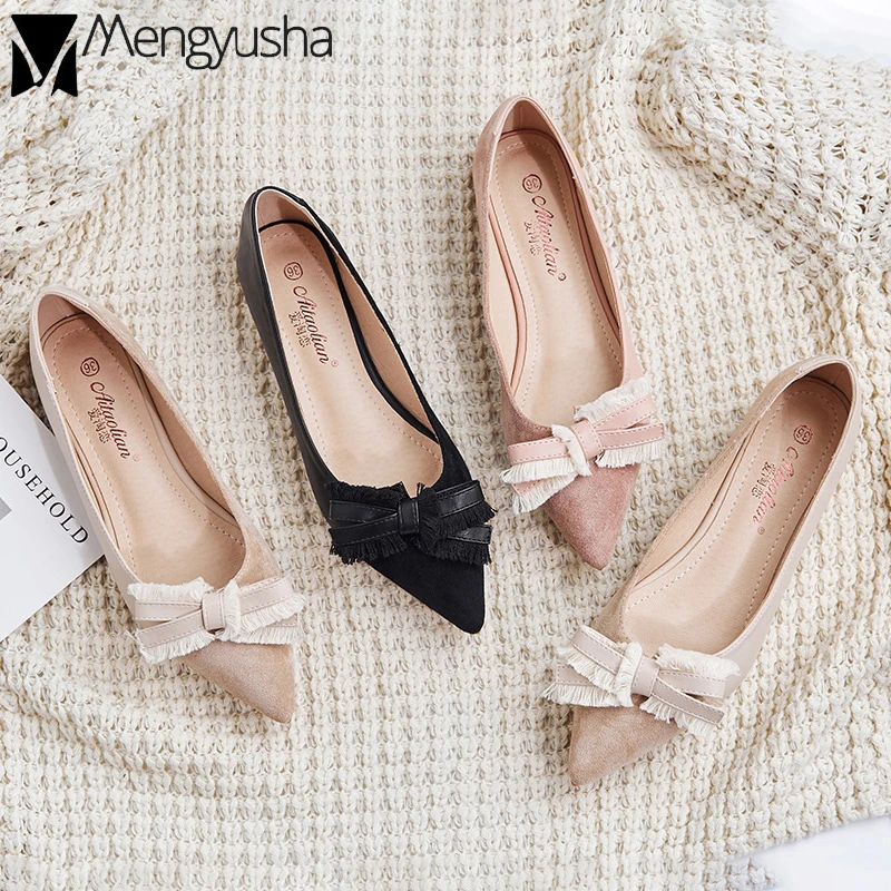 Women Elegant bowtied casual moccasins suede pointy tassel espadrilles 2019new famous brand ballet flat shoes woman lazy loafers
Women Elegant bowtied casual moccasins suede pointy tassel espadrilles 2019new famous brand ballet flat shoes woman lazy loafers