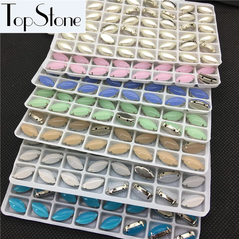 TopStone High Quality 5x10mm 7x15mm Navette Shape Resin Acrylic Opal Rhinestone With Claw Setting Sew On Jewerly Beads
TopStone High Quality 5x10mm 7x15mm Navette Shape Resin Acrylic Opal Rhinestone With Claw Setting Sew On Jewerly Beads