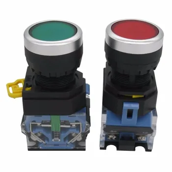 TWTADE/1pcs 22mm Panel Mount 10A 440V 1NO 1NC DPST Red Green Momentary Push Button Switch LA38-11GR
TWTADE/1pcs 22mm Panel Mount 10A 440V 1NO 1NC DPST Red Green Momentary Push Button Switch LA38-11GR