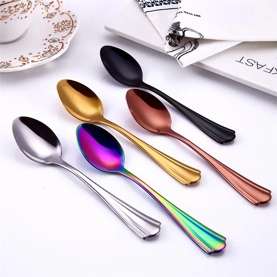 New Kitchen Soup Spoon 1PC Stainless Steel Spoon Handle Flatware Ice Cream Drinking Tools Kitchen Gadget High Quality 30
New Kitchen Soup Spoon 1PC Stainless Steel Spoon Handle Flatware Ice Cream Drinking Tools Kitchen Gadget High Quality 30