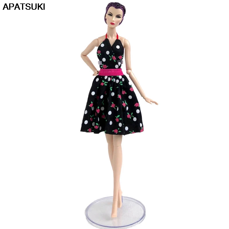 Black Polka Countryside Floral Dress For Barbie Doll Clothes Outfits Party Dress Clothes For Barbie Dollhouse Dolls Accessories
Black Polka Countryside Floral Dress For Barbie Doll Clothes Outfits Party Dress Clothes For Barbie Dollhouse Dolls Accessories