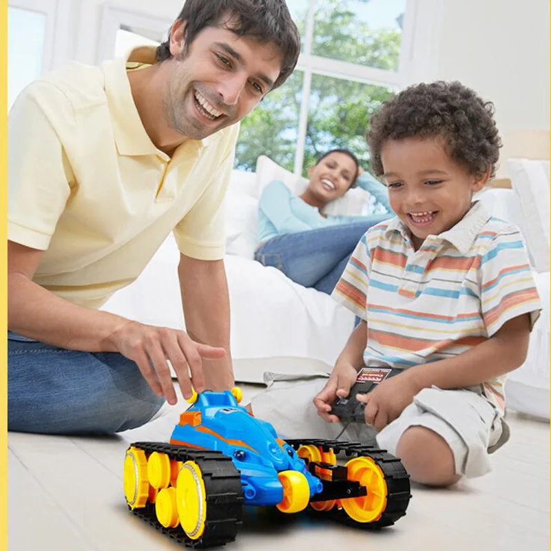 Детский Танк с дистанционным управлением игрушечный автомобиль для родителей и