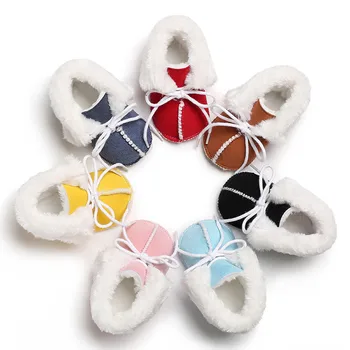 SZYADEOU 2019 Baby Girl Boy Soft Booties Pure Color Bandage Snow Boots Toddler Warm Shoes Детская обув wholesale L4
SZYADEOU 2019 Baby Girl Boy Soft Booties Pure Color Bandage Snow Boots Toddler Warm Shoes Детская обув wholesale L4