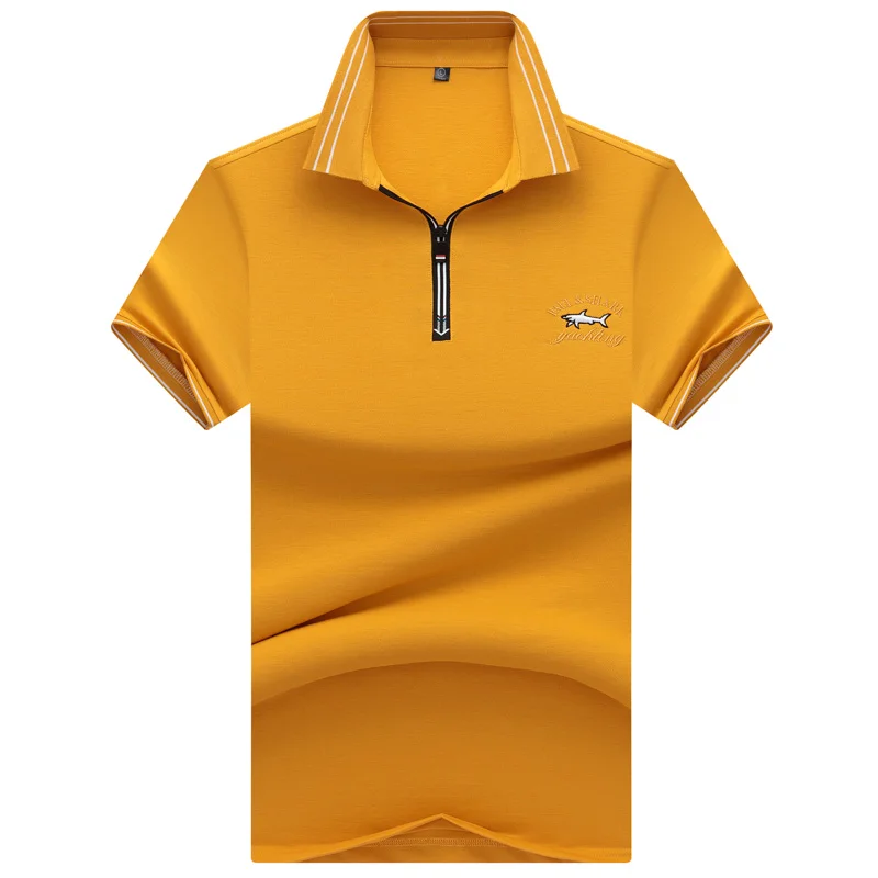 High Quality Tops&Tees Men's Polo shirts Business men brands Polo Shirts 3D embroidery Turn-down collar mens polo shirt 9087
High Quality Tops&Tees Men's Polo shirts Business men brands Polo Shirts 3D embroidery Turn-down collar mens polo shirt 9087