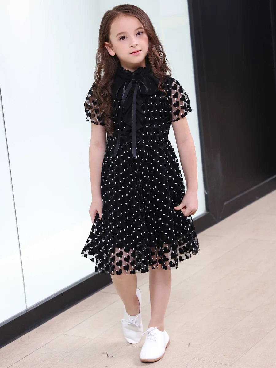 Teenager Girls Dresses For Girls Elegant Dot Print Princess Dress Kids Formal Graduation Evening Party Dress Children Clothing
Teenager Girls Dresses For Girls Elegant Dot Print Princess Dress Kids Formal Graduation Evening Party Dress Children Clothing