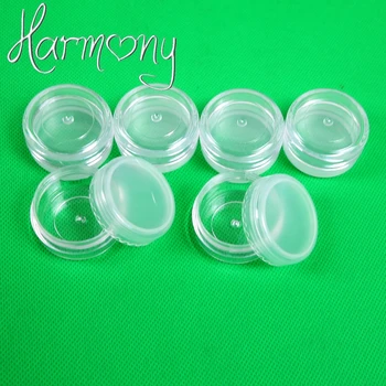 1000pcs transparent small round cream bottle jars pot container empty plastic sample container for micro beads nano ring
1000pcs transparent small round cream bottle jars pot container empty plastic sample container for micro beads nano ring
