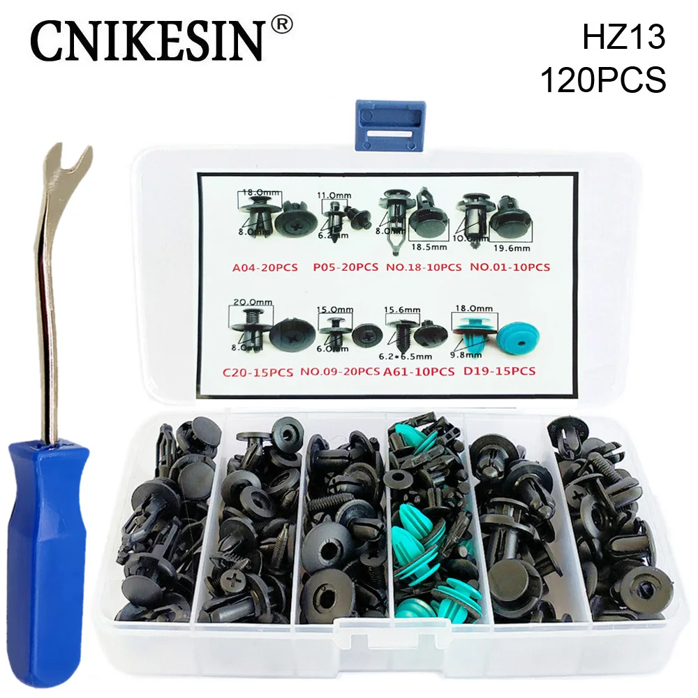 CNIKESIN Auot Plastic Fastener Car Door Panel Interior Lining Retainer Rivet Clip Bumper Cover Fender Clip and Disassembly Tool
CNIKESIN Auot Plastic Fastener Car Door Panel Interior Lining Retainer Rivet Clip Bumper Cover Fender Clip and Disassembly Tool