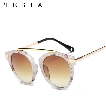 TESIA Brand Design Glasses Wood&Marble Pattern Round Mirrored Sunglasses Retro Elegant Female Glasses For Driving Women Goggles 
TESIA Brand Design Glasses Wood&Marble Pattern Round Mirrored Sunglasses Retro Elegant Female Glasses For Driving Women Goggles
