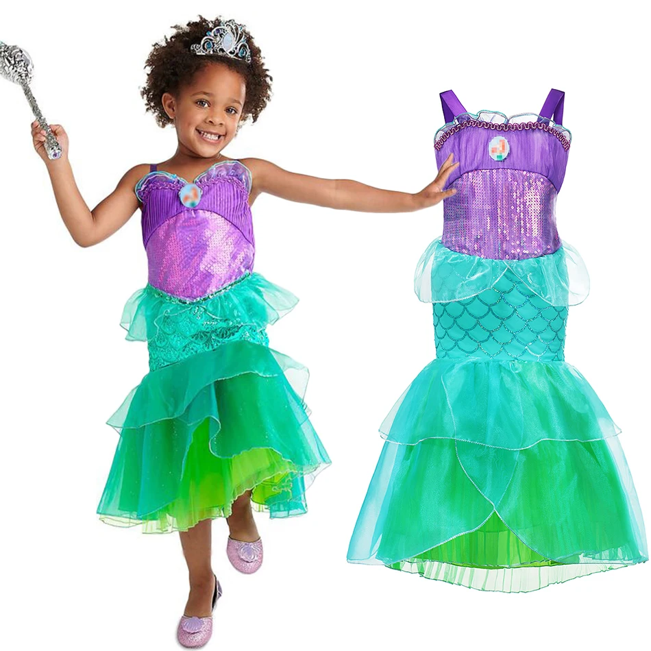 Fancy Little Mermaid Dress for Girl Kids Princess Costume Summer Party Birthday Clothing Child Carnival Gown Cosplay Ariel Dress
Fancy Little Mermaid Dress for Girl Kids Princess Costume Summer Party Birthday Clothing Child Carnival Gown Cosplay Ariel Dress