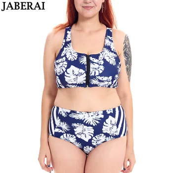 JABERAI Zip Bandeau Bikini Set Women Plus Size Swimwear Floral Print Push Up Bikinis Large Size Biquini Swimsuit Bathing Suit
JABERAI Zip Bandeau Bikini Set Women Plus Size Swimwear Floral Print Push Up Bikinis Large Size Biquini Swimsuit Bathing Suit