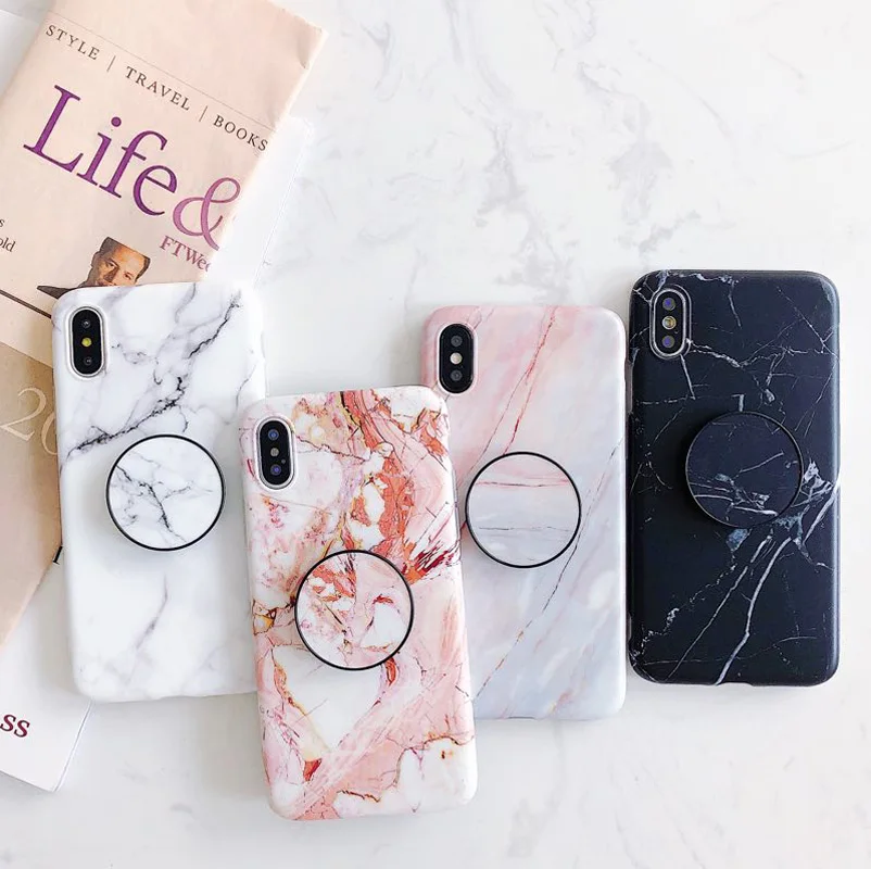 Fashion Marble Silicone Case Cover For Samsung Galaxy S7 edge S8+ S9 Plus Note 8 Note 9 S10e Lite Plus With Holder Grip Stand
Fashion Marble Silicone Case Cover For Samsung Galaxy S7 edge S8+ S9 Plus Note 8 Note 9 S10e Lite Plus With Holder Grip Stand