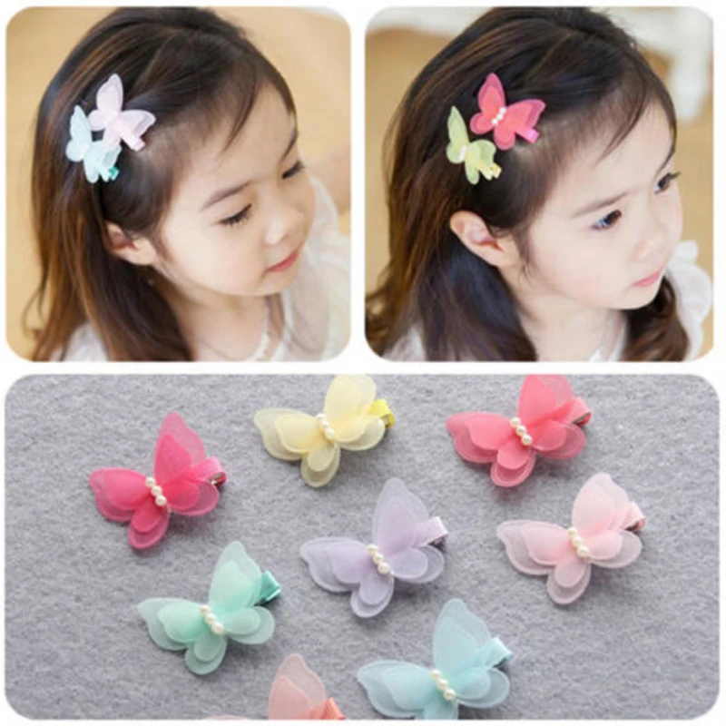 Hot Sale 1 piece Kids Children Lovely Hairpin Chiffon 3D Butterfly Princess Hair Clips Girl's Hair Accessories
Hot Sale 1 piece Kids Children Lovely Hairpin Chiffon 3D Butterfly Princess Hair Clips Girl's Hair Accessories