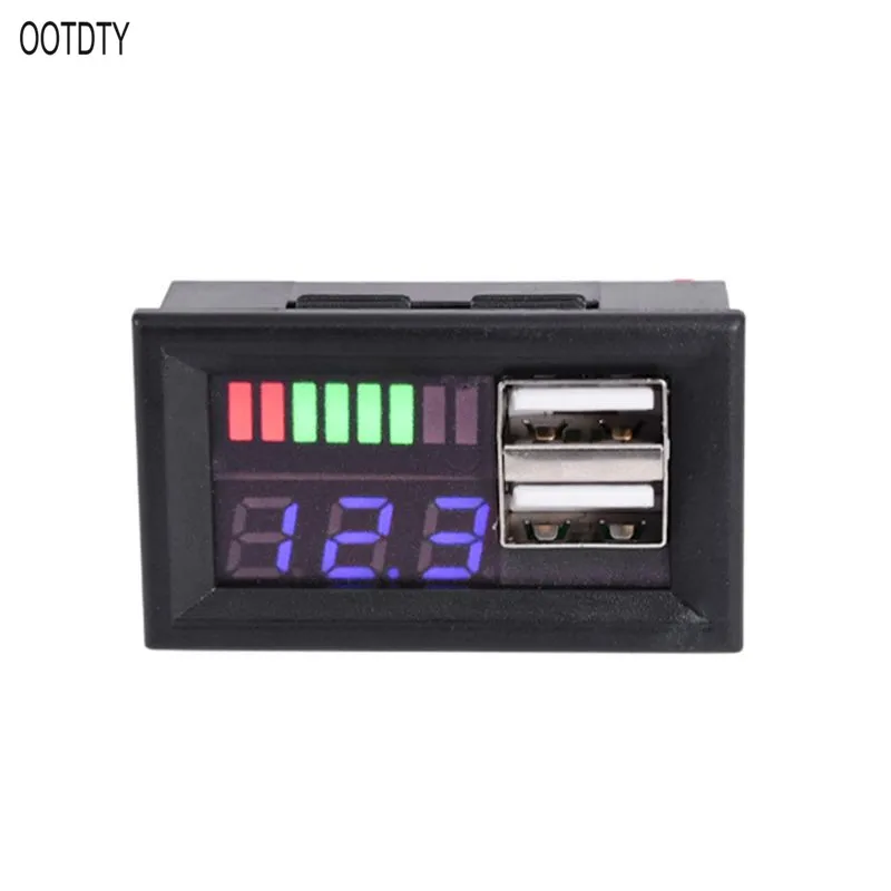 Blue LED Digital Display Voltmeter Mini Voltage Meter Volt Tester Panel For DC 12V Cars Motorcycles Vehicles USB 5V2A output
Blue LED Digital Display Voltmeter Mini Voltage Meter Volt Tester Panel For DC 12V Cars Motorcycles Vehicles USB 5V2A output