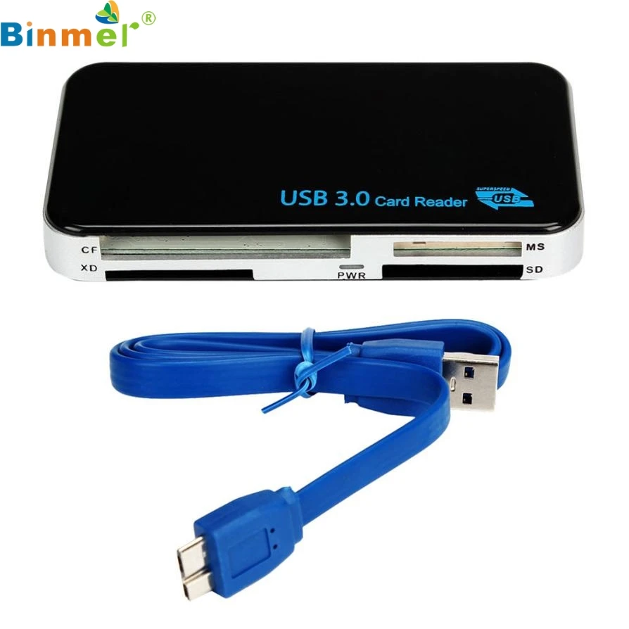Binmer Factory Price USB 3.0 Compact Flash Memory Card Reader Adapter For TF SDHC CF Micro SD J08T Drop Shipping
Binmer Factory Price USB 3.0 Compact Flash Memory Card Reader Adapter For TF SDHC CF Micro SD J08T Drop Shipping