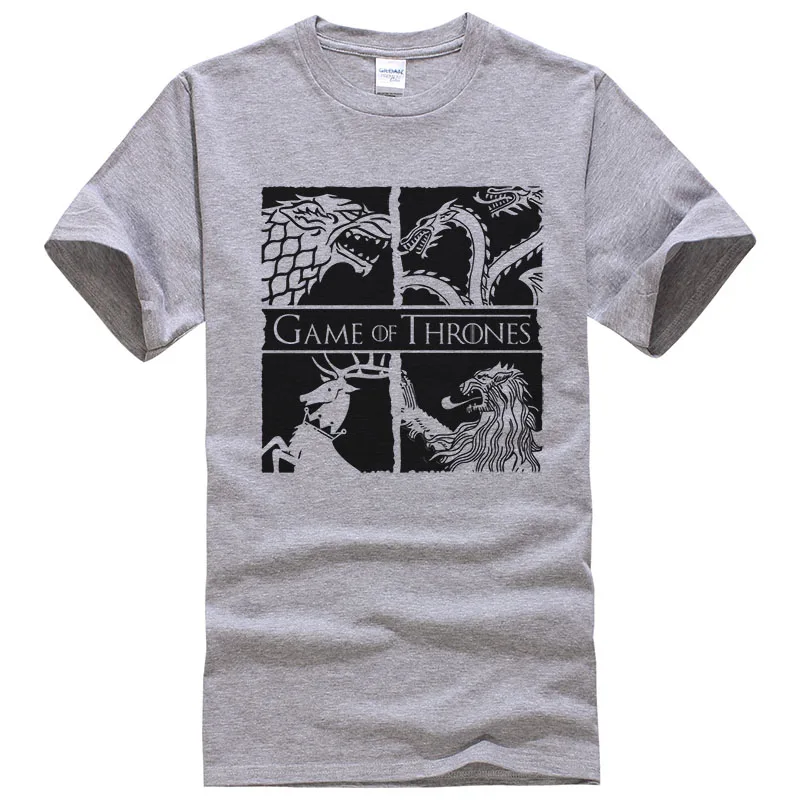 2019 New Game Of Thrones T Shirt Men House Stark Tees Targaryen Lannister T-Shirt 100% Cotton Short Sleeves Got Cool Tops T509
2019 New Game Of Thrones T Shirt Men House Stark Tees Targaryen Lannister T-Shirt 100% Cotton Short Sleeves Got Cool Tops T509