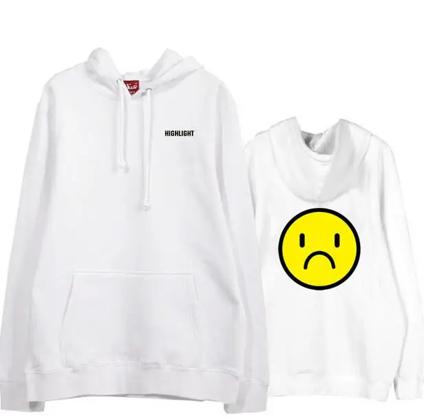 Kpop highlight can you feel it concert unhappy face printing fleece pullover hoodies beast loose sweatshirt
Kpop highlight can you feel it concert unhappy face printing fleece pullover hoodies beast loose sweatshirt