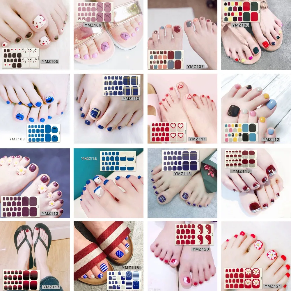 1PC Toenail art Full-Cover Sticker Sheet For ToeNail Sticker Polish Sticker Pedicure Sticker YMZ105-130 Holiday Summer
1PC Toenail art Full-Cover Sticker Sheet For ToeNail Sticker Polish Sticker Pedicure Sticker YMZ105-130 Holiday Summer