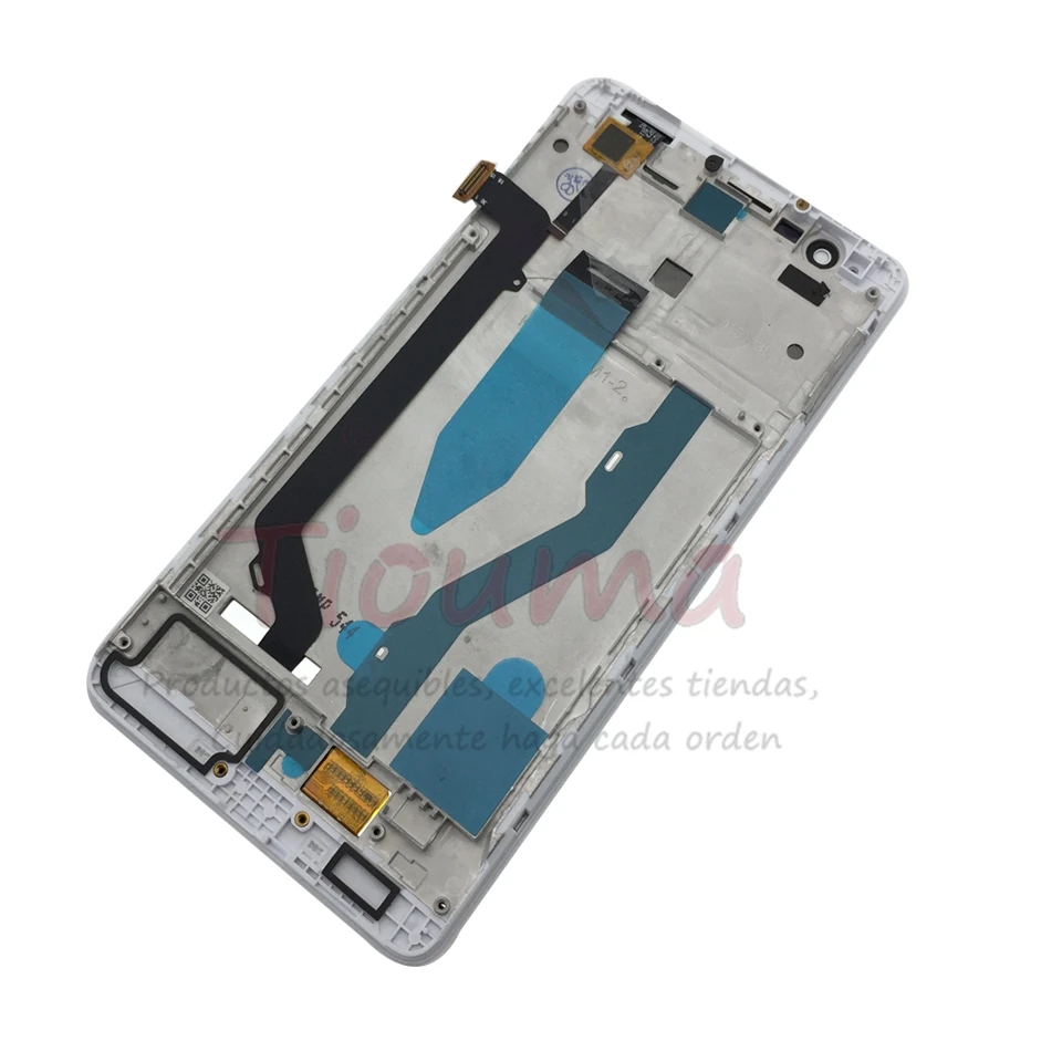 Lenovo K5 Note LCD Display With Frame white (7)