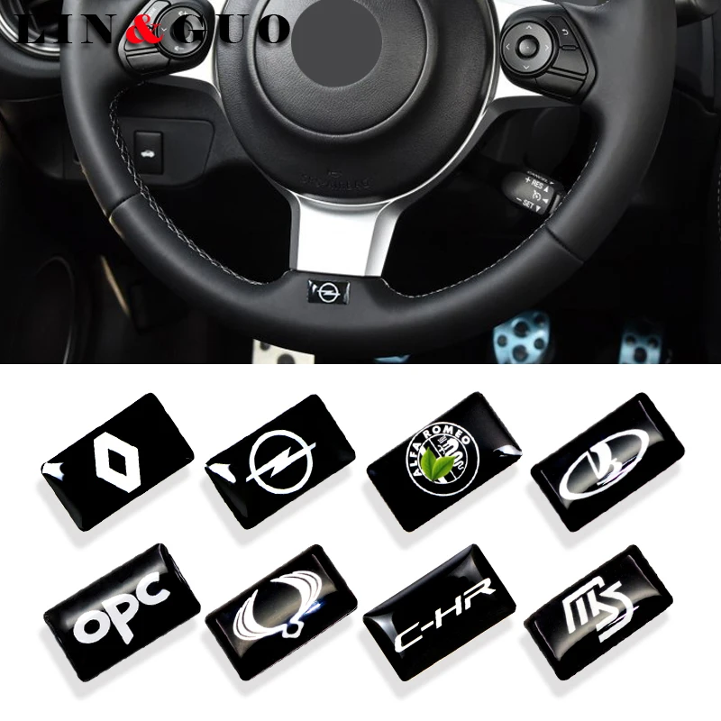 8pcs/set New Car styling small Decorative Badge Hub caps Steering wheel for opel opc renault alfa lada mazda Car Emblem Sticker
8pcs/set New Car styling small Decorative Badge Hub caps Steering wheel for opel opc renault alfa lada mazda Car Emblem Sticker