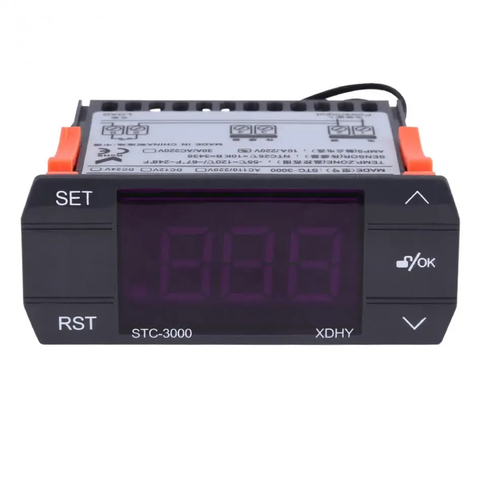 AC 30A 110V-220V Touch Digital Temperature Controller Thermostat With Sensor STC-3000
AC 30A 110V-220V Touch Digital Temperature Controller Thermostat With Sensor STC-3000