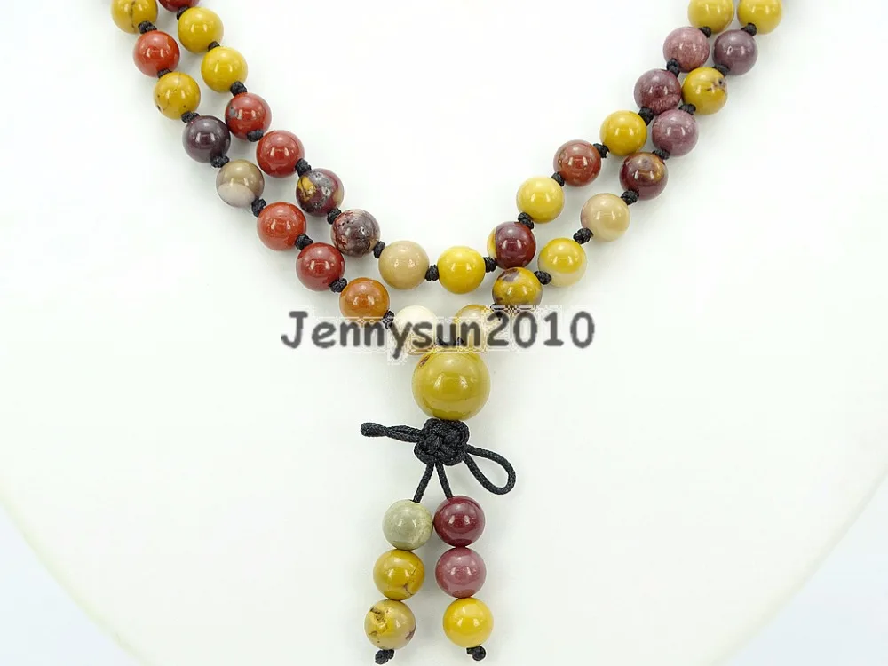 Natural Moukaite 6mm Gems Stone Buddhist 108 Beads Prayer Mala Knot Necklace Multi-Purpose 5Strands/Pack
Natural Moukaite 6mm Gems Stone Buddhist 108 Beads Prayer Mala Knot Necklace Multi-Purpose 5Strands/Pack