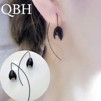 New European Steampunk Black Flower Dangle Earring for Women Jewelry Gift Simple Bijoux Minimalist Brincos Drop oorbellen
New European Steampunk Black Flower Dangle Earring for Women Jewelry Gift Simple Bijoux Minimalist Brincos Drop oorbellen