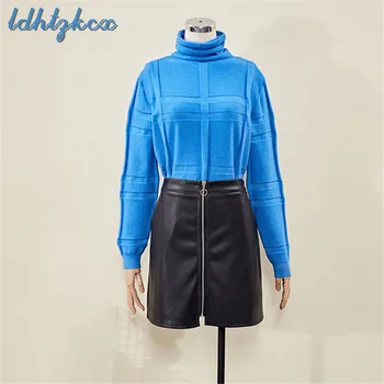 Skirt Women Black XL-5XL Plus Size Mini Skirts 2018 Autumn New Korean Fashion Zipper Pocket Show Thin PU Clothing Feminino LD638
Skirt Women Black XL-5XL Plus Size Mini Skirts 2018 Autumn New Korean Fashion Zipper Pocket Show Thin PU Clothing Feminino LD638